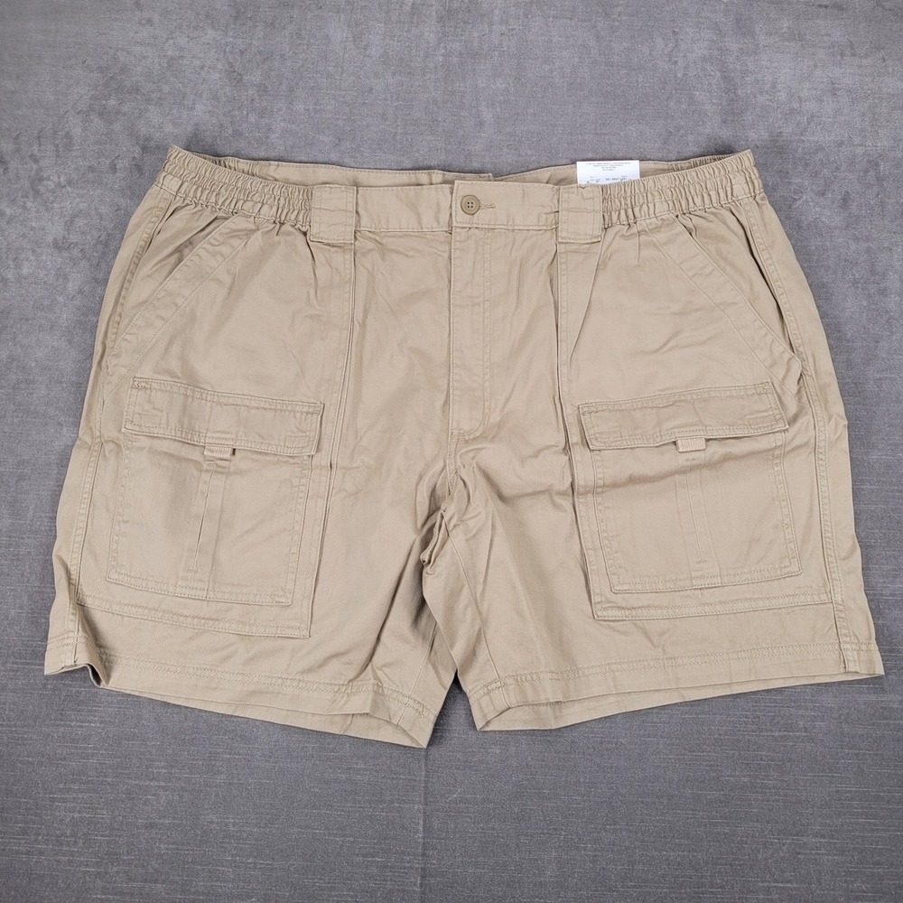 St John's Bay Cargo Hiking Shorts Elastic Waist Casual Mens Size‎ 52